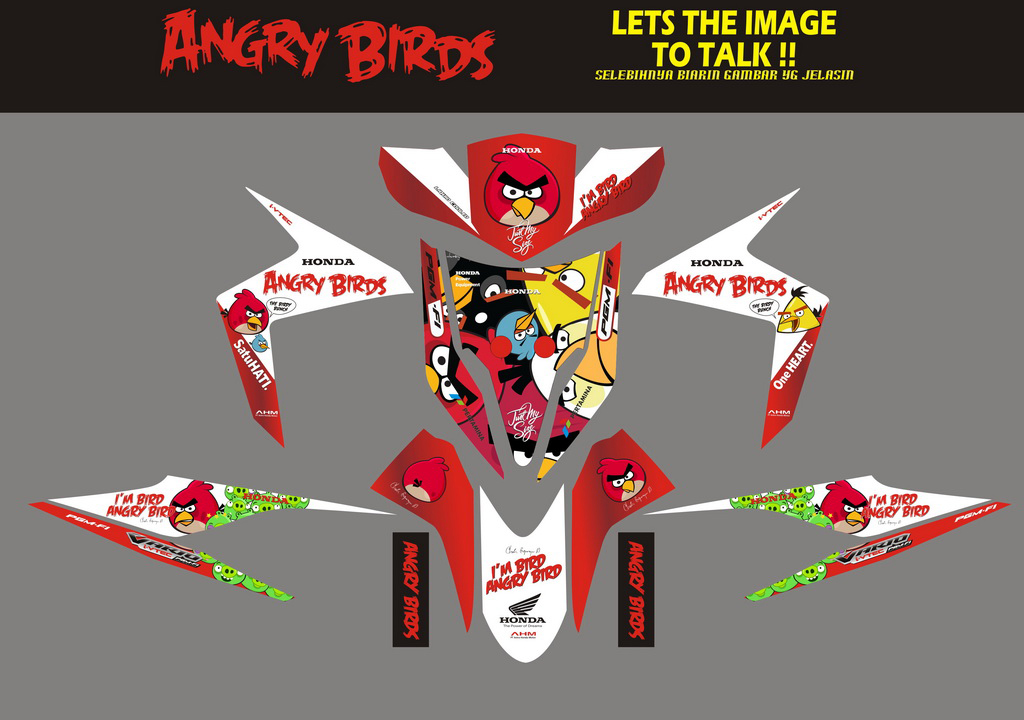 SM48 HONDA VARIO ANGRY BIRD SolusiPrint